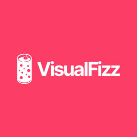 vf square logo on pink background